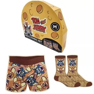 Tom & Jerry Boxer Briefs & Socks